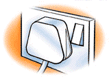 The more electrical appliances you can switch off at the wall socket, the safer you will be